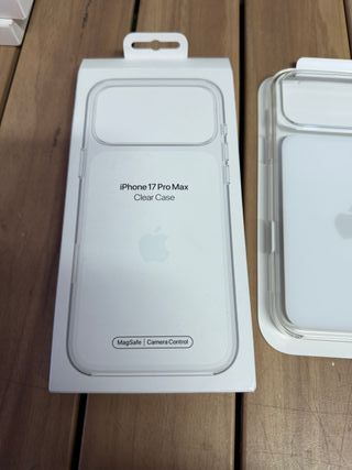 Funda transparente con MagSafe para el iPhone 17 Pro Max