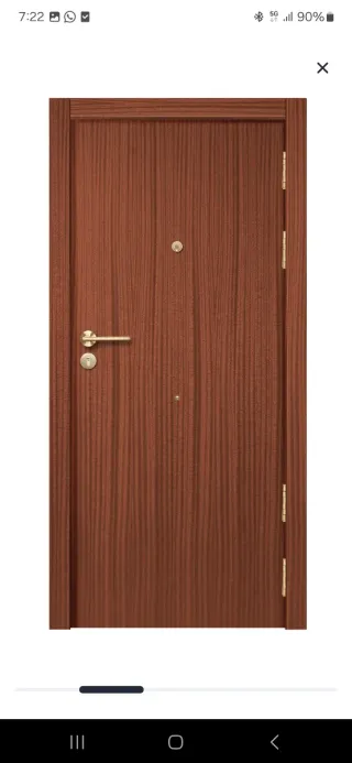 Puerta de entrada madera