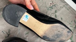 Zapatos negros tacón bajo