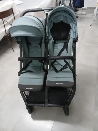 Silla de paseo doble Casualplay con capazo