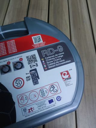 RD9 - Cadenas de nieve metálicas RD9 mm talla Nº 120