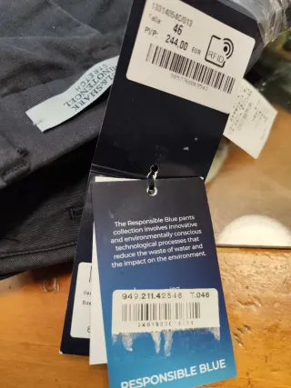 Paul Shark Pantalones Talla 46 Italiana W28