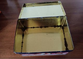 Caja Lata Cola Cao Años 70 Flores