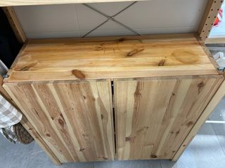 Estantería Ikea Ivar Pino con Armario