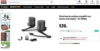 MOTORIZACIÓN ORANE510 CON BRAZOS ARTICULADOS