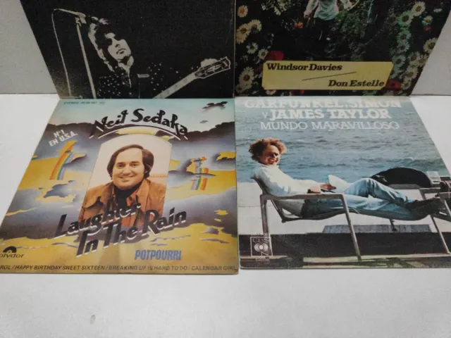 Lote 4 Singles Pop Rock Internacional