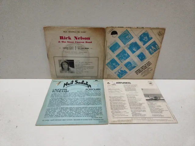 Lote 4 Singles Pop Rock Internacional