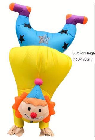 Disfraz inflable payaso carnaval