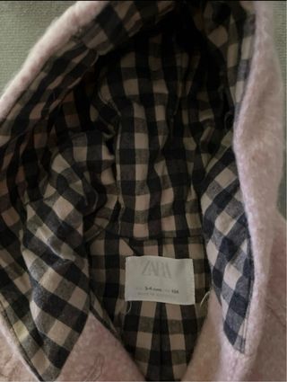 Trenca Zara niña rosa