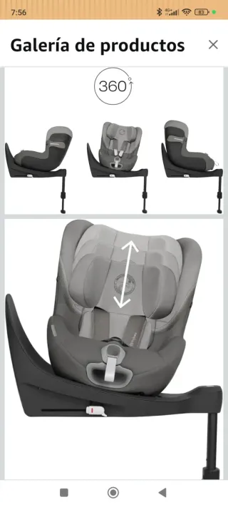 Silla coche Cybex Sirona 360°