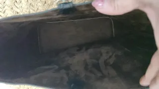 Bolso negro efecto piel cocodrilo