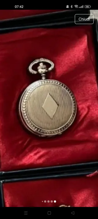 Orologio da tasca a batteria