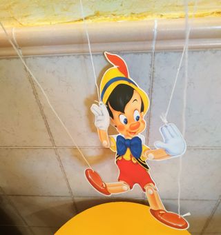 Pinocho. Marioneta de 4 hilos.