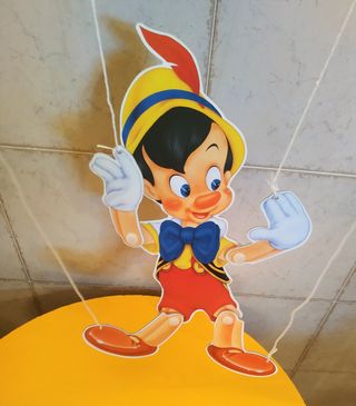 Pinocho. Marioneta de 4 hilos.