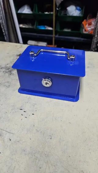 Caja caudales Joma N° 0 azul