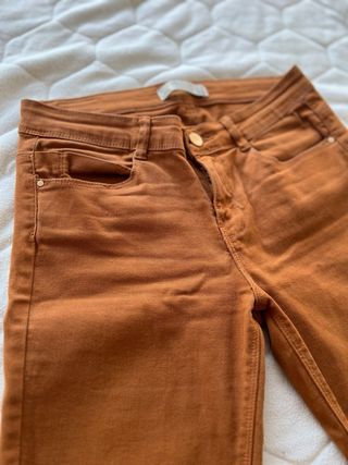 Pantalón Zara Naranja Talla 36