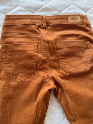 Pantalón Zara Naranja Talla 36