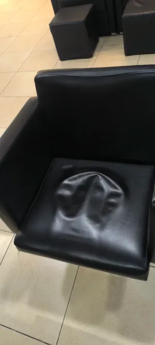 2 Lavacabezas Negros 4 sillones