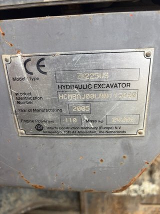 Retroexcavadora giratoria HITACHI  ZAXIS 225 US