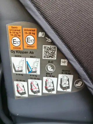 Silla coche Klippan Triofix Maxi