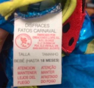 Disfraz Duende 18 meses