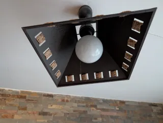 Lamparas colgantes. 2 apliques