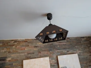 Lamparas colgantes. 2 apliques