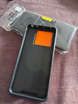 Funda Xiaomi Redmi Note 13 Pro 5G Naranja y negra