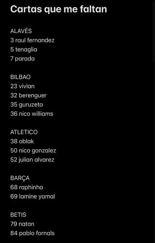 Cartas Panini Adrenalyn LaLiga 2025-26