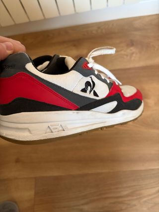 Zapatillas Le Coq Sportif Rojas y Blancas