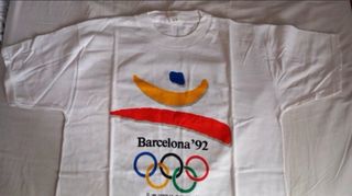 Camiseta olimpiadas Barcelona 1992 Oficial.