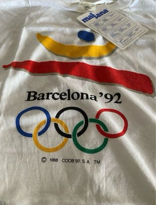 Camiseta olimpiadas Barcelona 1992 Oficial.