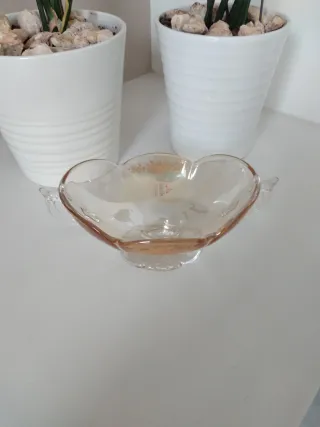 Portacioccolatini in vetro arancione