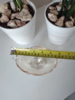 Portacioccolatini in vetro arancione