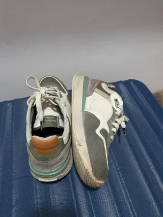 Zapatillas Pepe Jeans grises y verdes