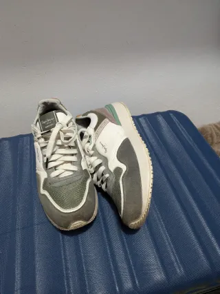 Zapatillas Pepe Jeans grises y verdes