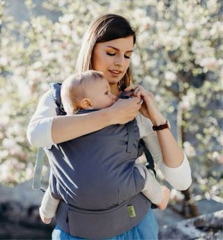 Mochila Portabebés Boba Gris