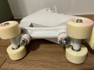 Patines Artísticos Quad Oxelo 100 Blancos Talla 41