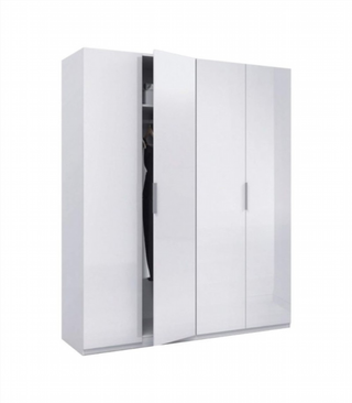 Armario 180x200x52 cm. Blanco Brillo