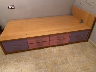 Cama nido con cajones
