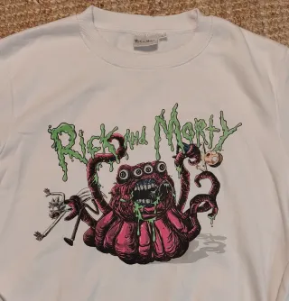 Sudadera Rick and Morty Blanca Talla L Inside