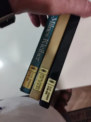 3 cajas Vinilos de Ópera Giuseppe Verdi