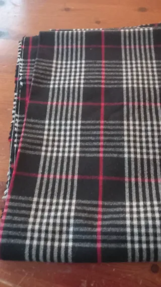 Scampolo lana fantasia tartan