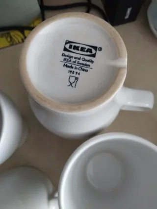 Tazas de café Ikea (6 unidades)