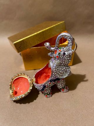 Portagioie Elefante Decorato