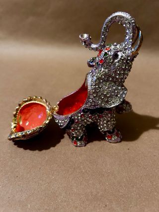 Portagioie Elefante Decorato