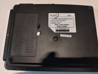 Reproductor portátil multimedia 7" Aura DV16 USB/DVD