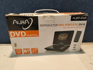 Reproductor portátil multimedia 7" Aura DV16 USB/DVD