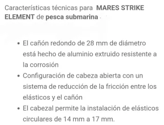 Tubo pesca submarina