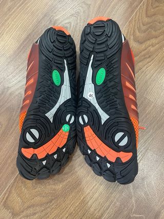 Zapatillas Barefoot Saguaro Naranjas Talla 46